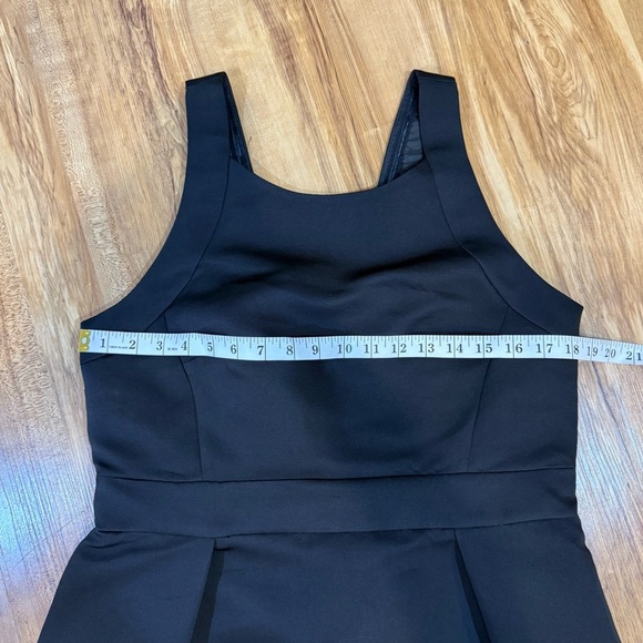 Kate Spade Black Bow Back Faille Sleeveless Sheath Mini Dress Size 14 - Picture 5 of 12